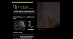 Desktop Screenshot of columbushospitalitygroup.com